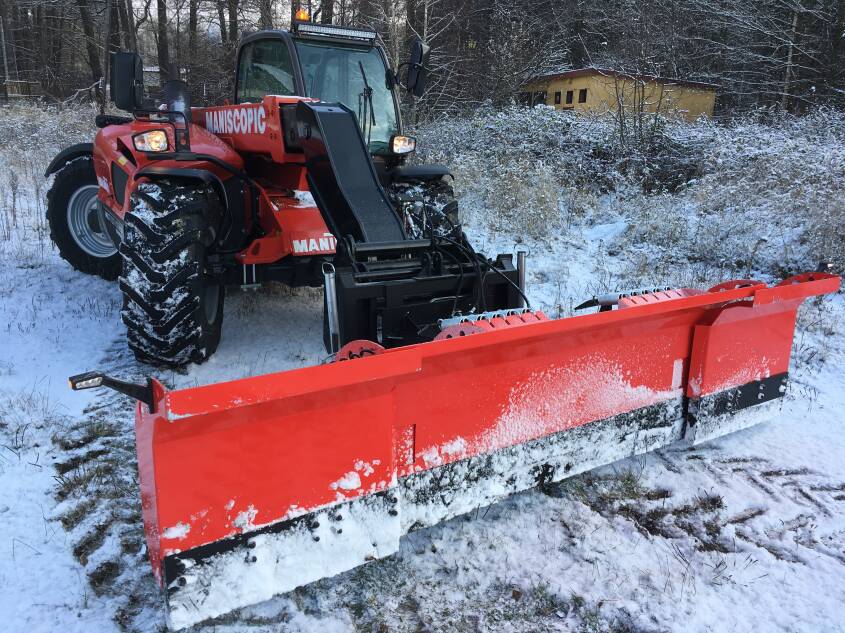 PŁUG  ŚNIEŻNY DO CIAGNIKA ŁADOWARKI MANITOU JCB MERLO CAT ZACZEP TUZ