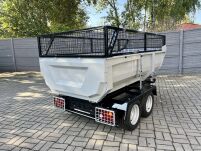 Wywrotka hydrauliczna, przyczepa budowlana, przyczepka do samochodu solidna, przyczepa skorupowa , przyczepka wielozadaniowa 